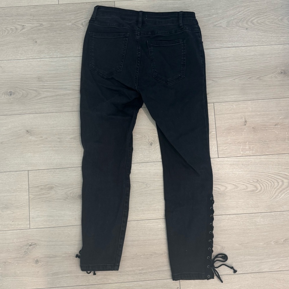Republic Denim Black Jean Capris